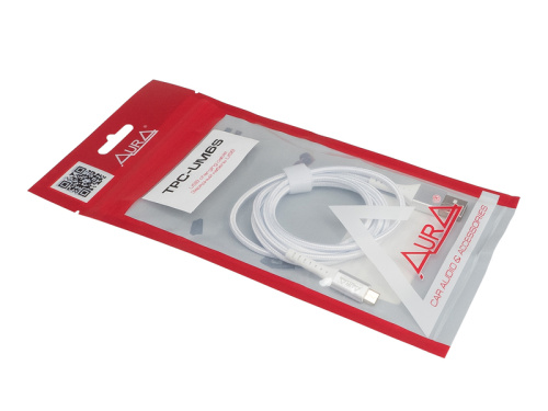 AURA  TPC-UM6S  кабель USB-micro USB. серебро фото 2