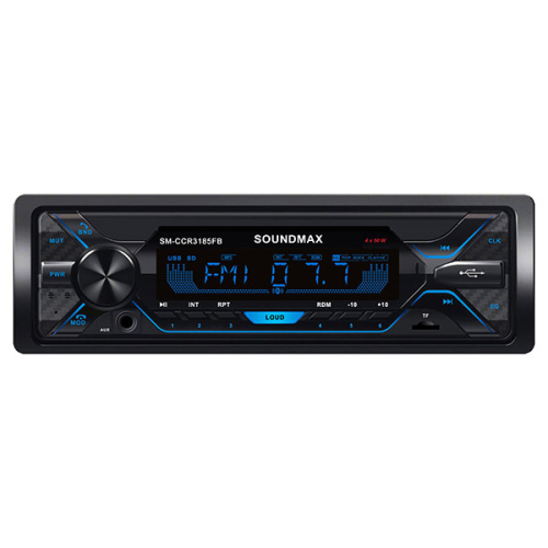 Soundmax ССR 3185FB Автомагнитола 1DIN, с bluetooth
