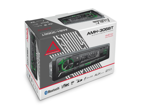 Aura FIREBALL-306BT Автомагнитола 1DIN, с bluetooth фото 4