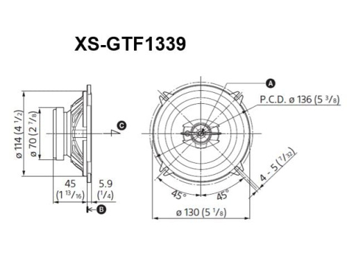 Sony XS- GTF 1339  Акустика фото 2