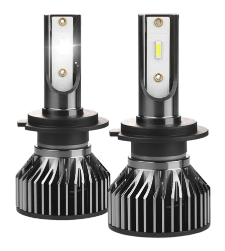 Energy Lite LED V6-H7, 2LED, 6500K DC9-32V с вентилятором (BLACK) (компл 2шт ) (Original)