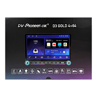 2 DIN DV-Pioneer.ok D3 GOLD 10" 4/64GB с крутилками Андроид