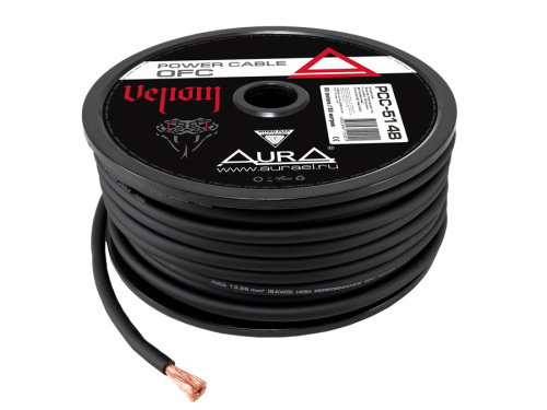 AURA PCС-514B 6GA (14мм²) бескислород.медь(OFC) (50 м.)
