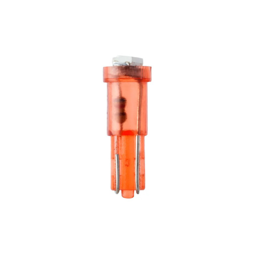 Маяк 12T5-R/1SMD 12V T5 1 SMD W2.0*4.6d Red  Светодиодная лампа (панель приборов)