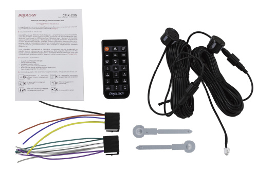 PROLOGY CMX-235 Автомагнитола 1DIN, с bluetooth, С пультом ДУ, Съемная панель фото 5
