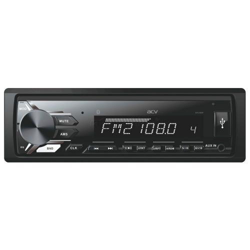 Acv AVS-812BW Автомагнитола 1DIN, с bluetooth, Съемная панель