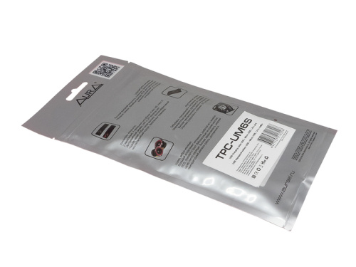 AURA  TPC-UM6S  кабель USB-micro USB. серебро фото 3