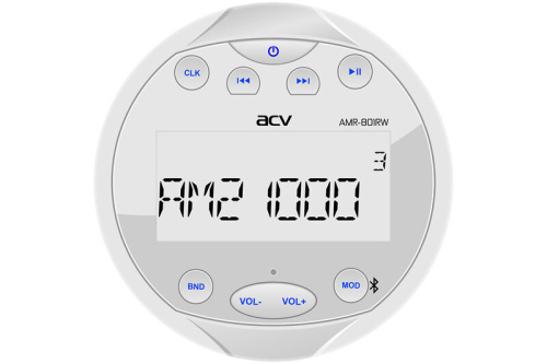 ACV Marine AMR-801RW морской ресивер круглый/белый/4*40Вт