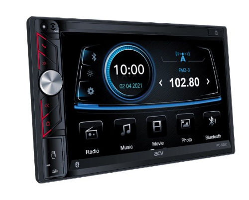 ACV WD-6930 Автомагнитола 2DIN, с bluetooth