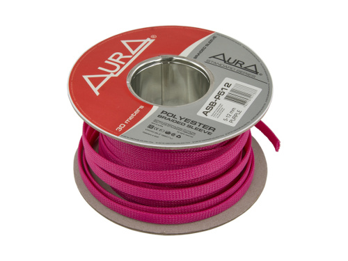 AURA ASB-512-P Полиэстеровый рукав розов,бухта 30м