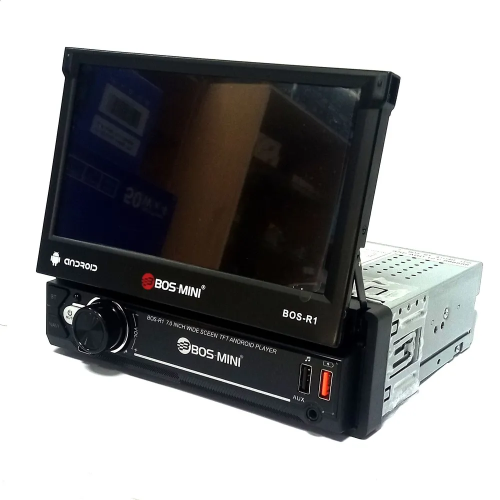 BOS-MINI BOS-R1 4/64гб, выдвижной экран,7",Андроид12,2USB WiFi BT GPS,пульт К