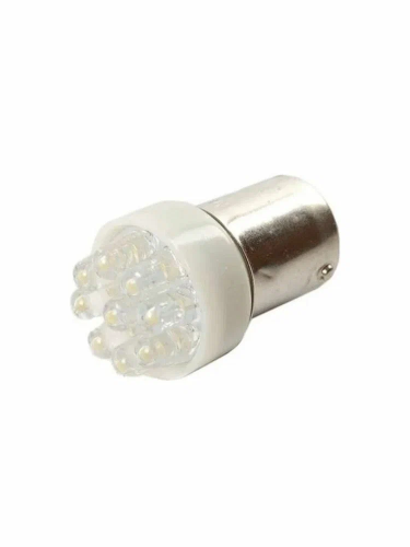 Маяк 12T15-W/9LED 12V T15 9LED BA15s White (Стоп габарит) фото 3