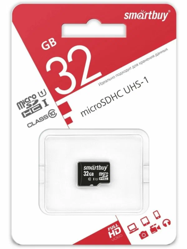 Smart Buy Карта памяти 32GB без адаптеров UHS-I (класс10) SDHC micro