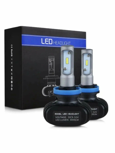 LED S1 Pro-H11, (компл 2шт) Светодиодная лампа головного света
