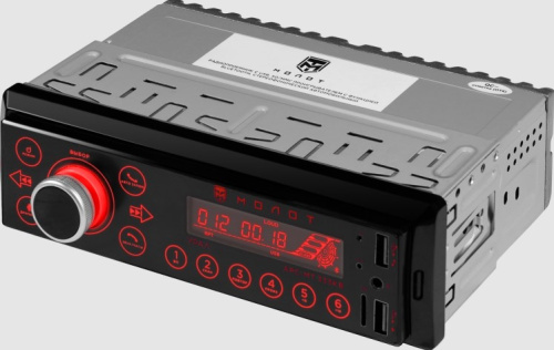 URAL МОЛОТ APC-MT333K Автомагнитола 1DIN, с bluetooth