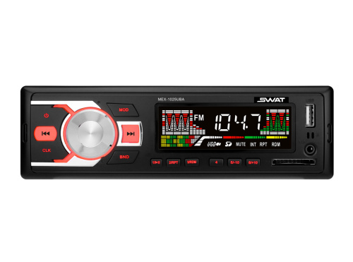 Swat MEX-1025 UBA Автомагнитола 1DIN