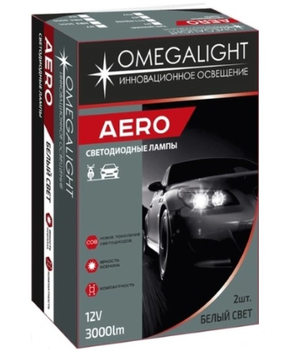LED Omegalight Aero H4 3000lm