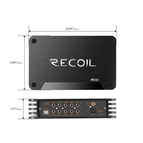 Recoil P610 4х канальный усилитель фото 3