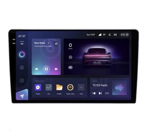 2 DIN TEYES 9" CC3 2K 4+64G Android 10.0, 8 ядер  дисплей 9 " Wi-Fi, 2DIN,  USB, BT, память 4-64 Гб