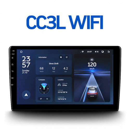 2 DIN TEYES 9" CC3L 2-32 , Wi-Fi Android  дисплей 9 " Wi-Fi, USB, BT,память 2-32 Гб