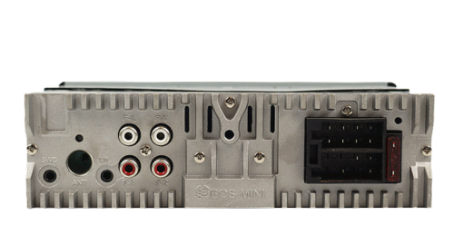Bos Mini T910B Автомагнитола 1DIN, с bluetooth, С пультом ДУ,  Съемная панель фото 4