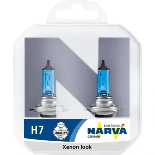 NARVA H7 12V 85W Range Power White 4500K( 2 лампы в боксе+2шт.W5W) 98016 2100