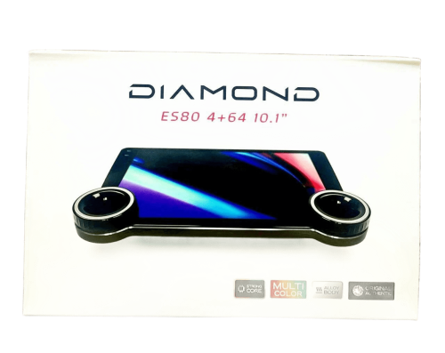 2 Din DIAMOND ES80 10" 4+32Gb 4 ядра,c "крутилками", в комплекте рамка под 9"
