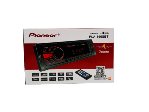 Planeor PLA-196SBT Автомагнитола 1DIN, с bluetooth