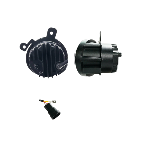 Светодиодные ПТФ 5 линз, (778-50W-YW) Lada Kalina (желтый/белый) фото 3