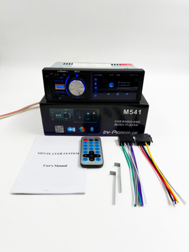 DV-Pioneer .OK M541 Автомагнитола 1DIN, с экраном,  с bluetooth, С пультом ДУ фото 3