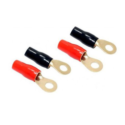 Mystery 4GA  Ring Terminals Автоаксессуары (2 черные и 2 красные)