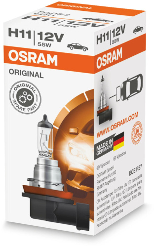 OSRAM Original Line H11 (55W 12V) Галогенная лампа, 1шт.