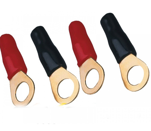 Mystery 8GA Ring Terminals Автоаксессуары (2 черные и 2 красные) фото 2