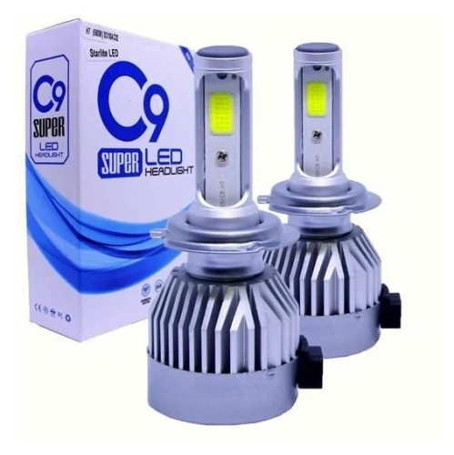 LED лампа ENERGY LIGHT C9-H3, 2LED, 6500К, DC9-32V с вент-ом (black) Original