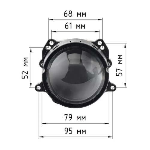 Aozoom A15 PRO Билед модули 3.0 дюйма, 5500К, съемное крепление, 2шт. (пара) фото 7