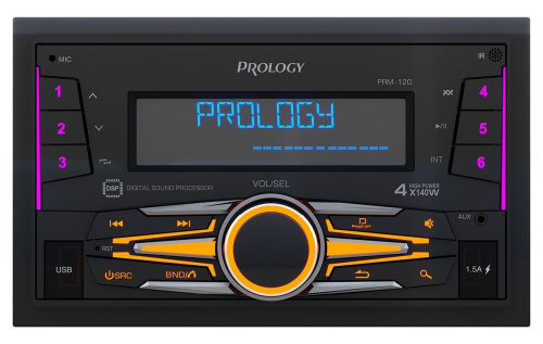 PROLOGY PRM-120 FM/USB/BT ресивер с DSP процессором