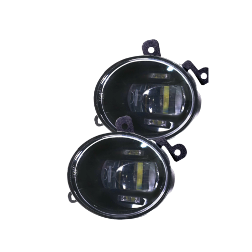 Светодиодные ПТФ 5 линз, (778-50W-YW) Lada Kalina (желтый/белый)