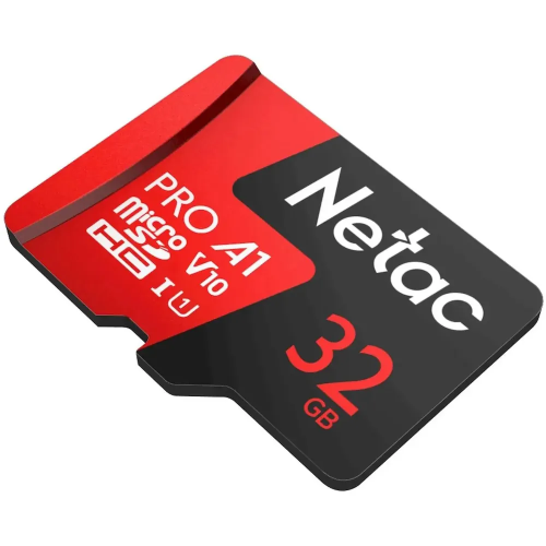 Netac Карта памяти 32GB без адаптера MicroSD P500 Extreme Pro  (класс10) UHS-IA1 V10(90 Mb/s) фото 2