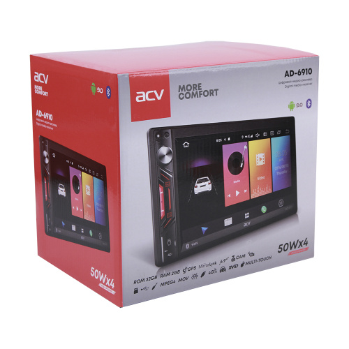 2 DIN  ACV AD-6910 (EURO Android 9.0, 6,9" 2GB+32GB) фото 2
