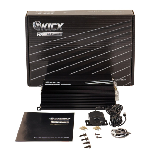 Kicx RX 120.2 ver.2  2-канальный Усилитель фото 2