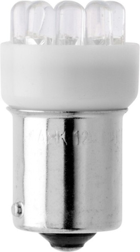 Маяк 12T15-W/9LED 12V T15 9LED BA15s White (Стоп габарит)