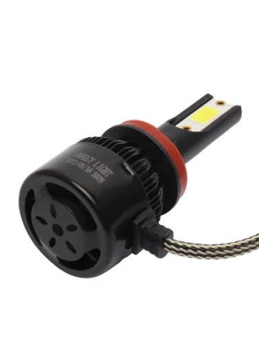 Energy Lite LED C6-H4, 2LED, 6500K DC9-32V с вентилятором  (SILVER) (компл 2шт ) (Original)