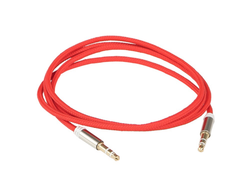 Aura RCA-J10R Jack 3,5 мм штырь -Jack 3,5 мм штырь red 1м