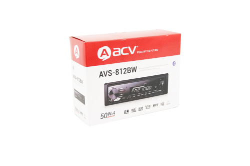 Acv AVS-812BW Автомагнитола 1DIN, с bluetooth, Съемная панель фото 5