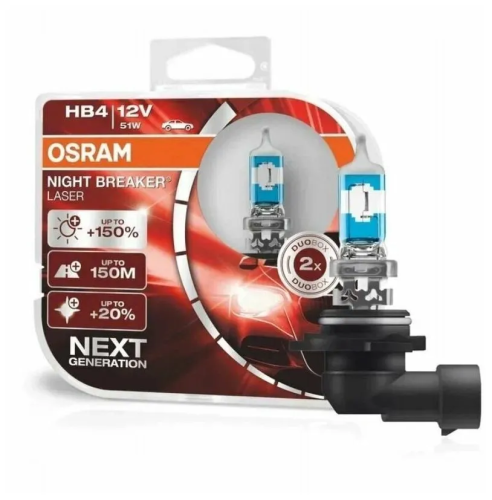 Osram HB4 12V (51W) Night Breaker Laser (Duobox) 9006NL-HCB, 2шт. фото 3