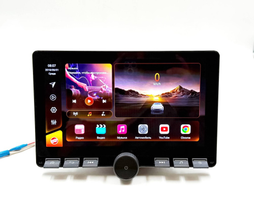 2 DIN BOS MINI T101DSP (4+64GB)10",4 ядра, крутилка и физические кнопки фото 4