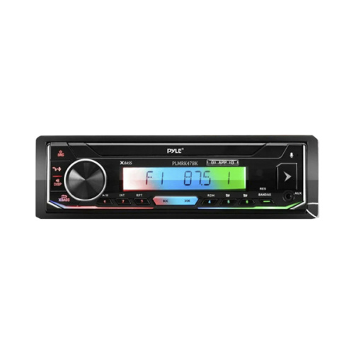 PYLE MARINE  PLMRK47BK морская магнитола черная RGB мультицвет/SD/USB/BT