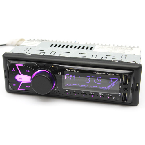 Pioneer.OK - 316 Автомагнитола 1DIN, с bluetooth, С пультом ДУ