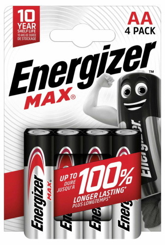 Energizer LR03 BL4 Max Батарейка (AA) (4 шт в уп)