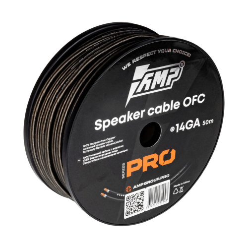 AMP PRO 14Ga OFC Extremely flexible провод акустический 100%медь 50м
